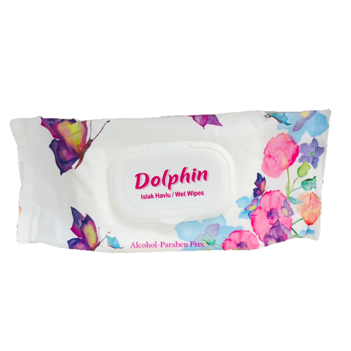 [AS382] TOALLITA HUMEDA DOLPHIN FLORES