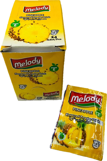 [AW492] JUGO EN POLVO PIÑA 1,5L MELODY 9g DISPLAY
