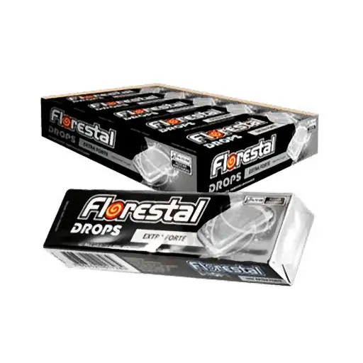 [FA662] CARAMELO DURO DROPS FLORESTAL EXTRA FUERTE 30g (24d/10u)